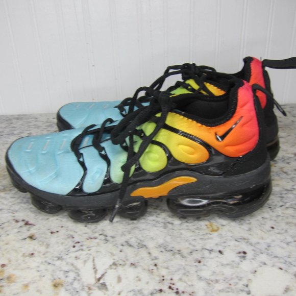 Nike Vapor Max Plus Bleached Aqua/Tropical Sunset Size 7 - Picture 6 of 8